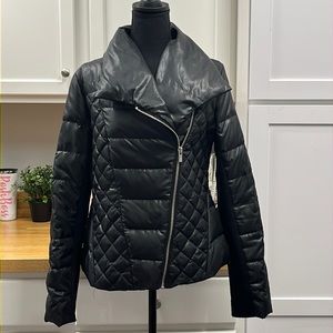 Women’s Black Rivet Down Puffer Jacket